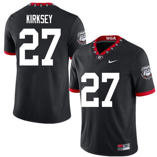 2020 Men #27 Austin Kirksey Georgia Bulldogs Mascot 100th Anniversary College Football Jerseys Sale- 2020 Men #27 Austin Kirksey Georgia Bulldogs Mascot 100th Anniversary College Football Jerseys Sale-