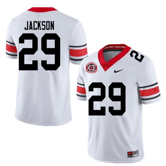 2020 Men #29 Darius Jackson Georgia Bulldogs 1980 National Champions 40th Anniversary College Footba 2020 Men #29 Darius Jackson Georgia Bulldogs 1980 National Champions 40th Anniversary College Footba