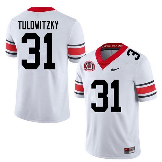 2020 Men #31 Reid Tulowitzky Georgia Bulldogs 1980 National Champions 40th Anniversary College Footb 2020 Men #31 Reid Tulowitzky Georgia Bulldogs 1980 National Champions 40th Anniversary College Footb