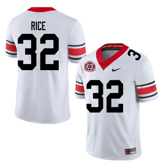 2020 Men #32 Monty Rice Georgia Bulldogs 1980 National Champions 40th Anniversary College Football 2020 Men #32 Monty Rice Georgia Bulldogs 1980 National Champions 40th Anniversary College Football