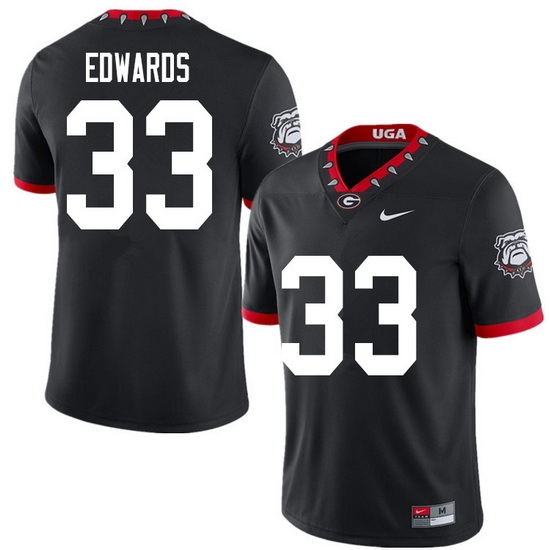 2020 Men #33 Daijun Edwards Georgia Bulldogs Mascot 100th Anniversary College Football Jerseys Sale- 2020 Men #33 Daijun Edwards Georgia Bulldogs Mascot 100th Anniversary College Football Jerseys Sale-