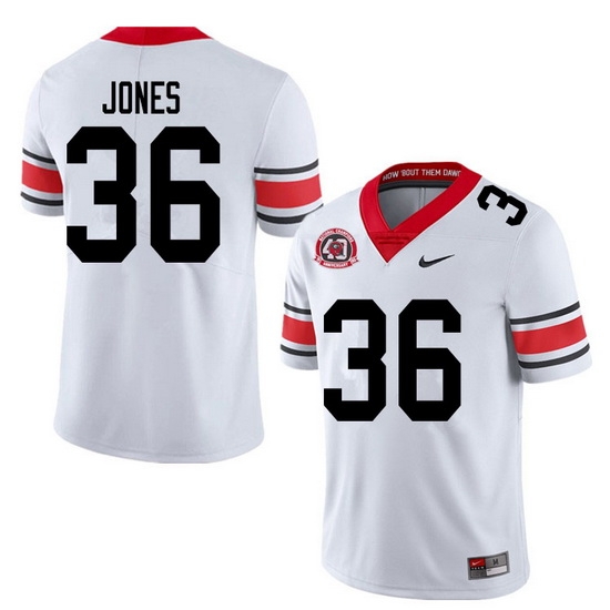 2020 Men #36 Garrett Jones Georgia Bulldogs 1980 National Champions 40th Anniversary College Footbal 2020 Men #36 Garrett Jones Georgia Bulldogs 1980 National Champions 40th Anniversary College Footbal