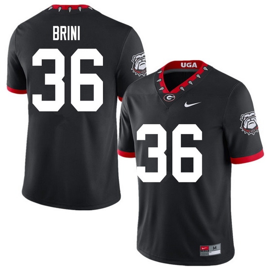 2020 Men #36 Latavious Brini Georgia Bulldogs Mascot 100th Anniversary College Football Jerseys Sale 2020 Men #36 Latavious Brini Georgia Bulldogs Mascot 100th Anniversary College Football Jerseys Sale