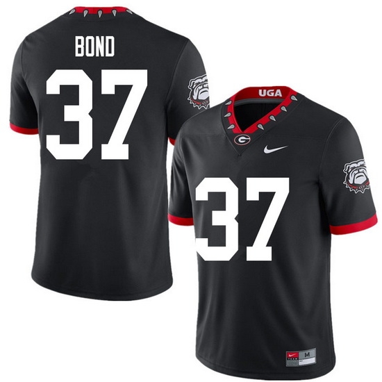 2020 Men #37 Patrick Bond Georgia Bulldogs Mascot 100th Anniversary College Football Jerseys Sale-Bl 2020 Men #37 Patrick Bond Georgia Bulldogs Mascot 100th Anniversary College Football Jerseys Sale-Bl