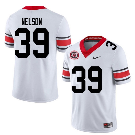2020 Men #39 Hugh Nelson Georgia Bulldogs 1980 National Champions 40th Anniversary College Football 2020 Men #39 Hugh Nelson Georgia Bulldogs 1980 National Champions 40th Anniversary College Football