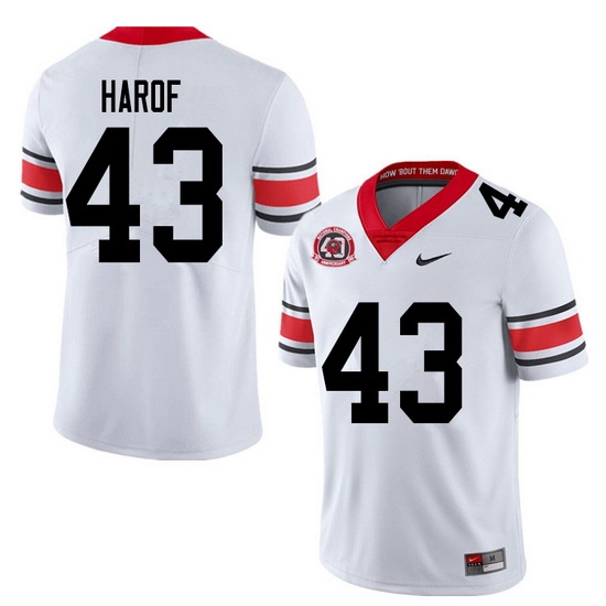 2020 Men #43 Chase Harof Georgia Bulldogs 1980 National Champions 40th Anniversary College Football 2020 Men #43 Chase Harof Georgia Bulldogs 1980 National Champions 40th Anniversary College Football