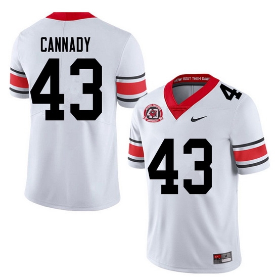 2020 Men #43 Jehlen Cannady Georgia Bulldogs 1980 National Champions 40th Anniversary College Footba 2020 Men #43 Jehlen Cannady Georgia Bulldogs 1980 National Champions 40th Anniversary College Footba