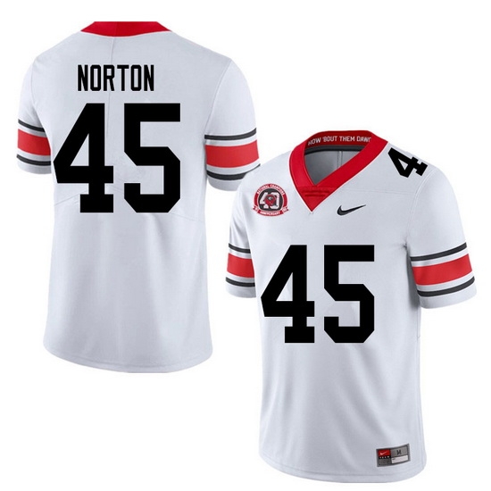 2020 Men #45 Bill Norton Georgia Bulldogs 1980 National Champions 40th Anniversary College Football 2020 Men #45 Bill Norton Georgia Bulldogs 1980 National Champions 40th Anniversary College Football