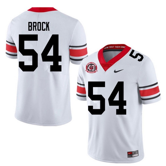 2020 Men #54 Cade Brock Georgia Bulldogs 1980 National Champions 40th Anniversary College Football 2020 Men #54 Cade Brock Georgia Bulldogs 1980 National Champions 40th Anniversary College Football