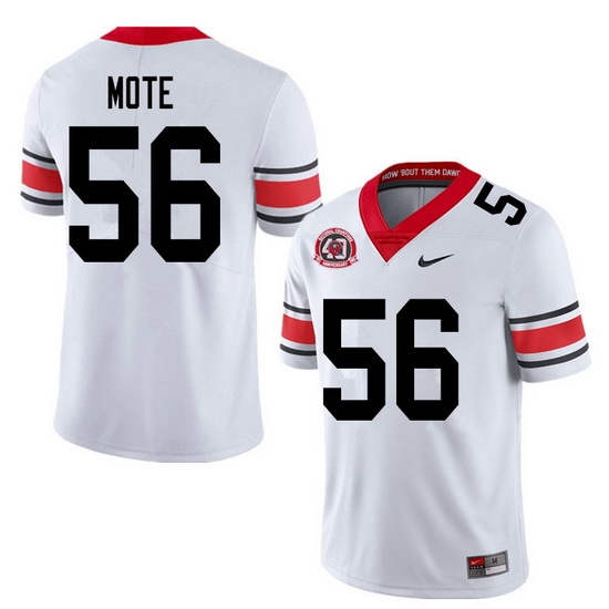 2020 Men #56 William Mote Georgia Bulldogs 1980 National Champions 40th Anniversary College Football 2020 Men #56 William Mote Georgia Bulldogs 1980 National Champions 40th Anniversary College Football