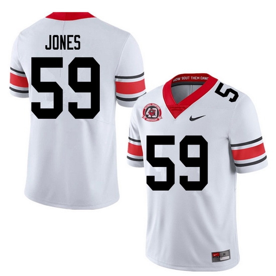 2020 Men #59 Broderick Jones Georgia Bulldogs 1980 National Champions 40th Anniversary College Footb 2020 Men #59 Broderick Jones Georgia Bulldogs 1980 National Champions 40th Anniversary College Footb