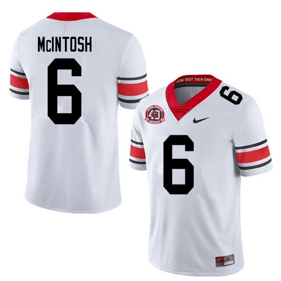 2020 Men #6 Kenny McIntosh Georgia Bulldogs 1980 National Champions 40th Anniversary College Footbal 2020 Men #6 Kenny McIntosh Georgia Bulldogs 1980 National Champions 40th Anniversary College Footbal