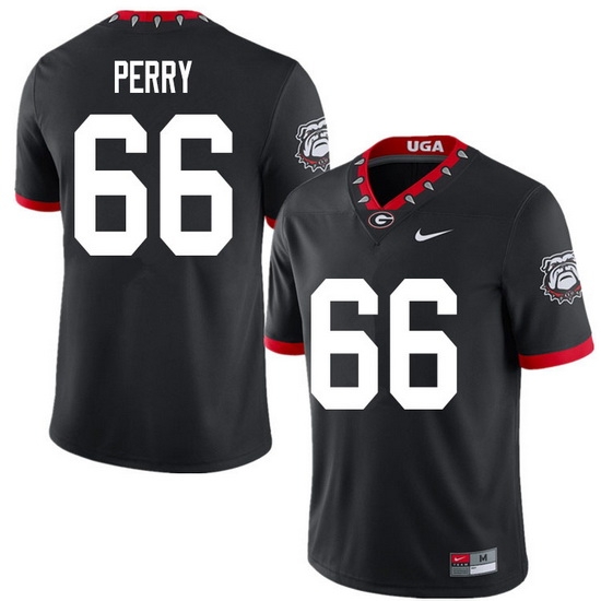 2020 Men #66 Dalton Perry Georgia Bulldogs Mascot 100th Anniversary College Football Jerseys Sale-Bl 2020 Men #66 Dalton Perry Georgia Bulldogs Mascot 100th Anniversary College Football Jerseys Sale-Bl