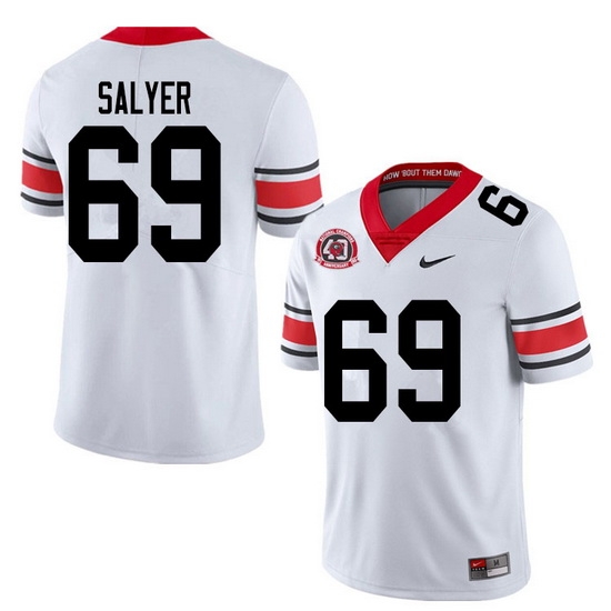 2020 Men #69 Jamaree Salyer Georgia Bulldogs 1980 National Champions 40th Anniversary College Footba 2020 Men #69 Jamaree Salyer Georgia Bulldogs 1980 National Champions 40th Anniversary College Footba