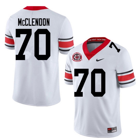 2020 Men #70 Warren McClendon Georgia Bulldogs 1980 National Champions 40th Anniversary College Foot 2020 Men #70 Warren McClendon Georgia Bulldogs 1980 National Champions 40th Anniversary College Foot