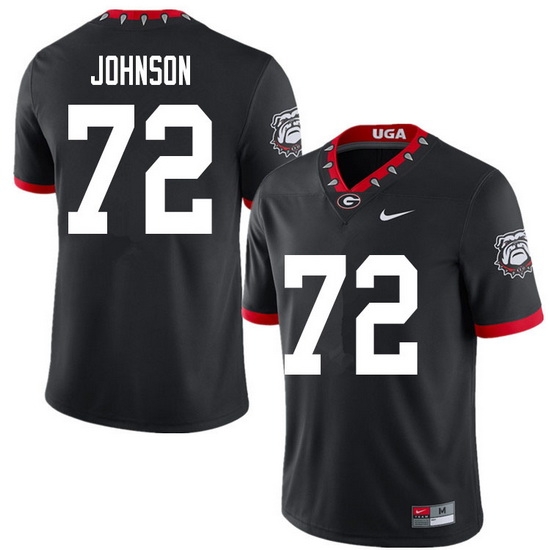 2020 Men #72 Netori Johnson Georgia Bulldogs Mascot 100th Anniversary College Football Jerseys Sale- 2020 Men #72 Netori Johnson Georgia Bulldogs Mascot 100th Anniversary College Football Jerseys Sale-