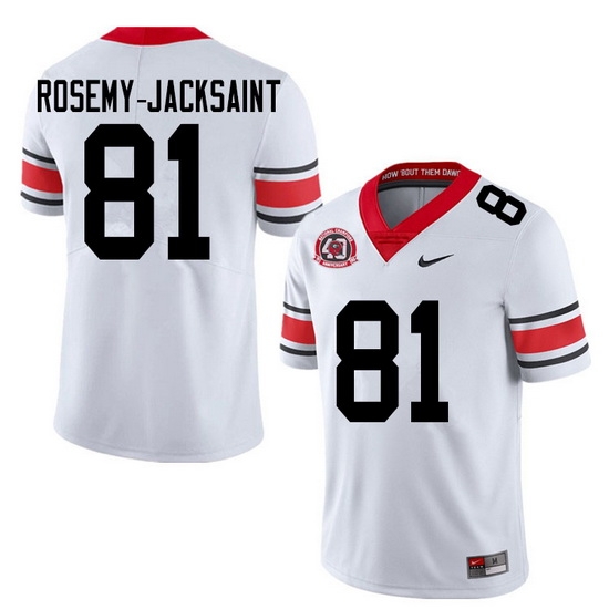 2020 Men #81 Marcus Rosemy-Jacksaint Georgia Bulldogs 1980 National Champions 40th Anniversary Colle 2020 Men #81 Marcus Rosemy-Jacksaint Georgia Bulldogs 1980 National Champions 40th Anniversary Colle