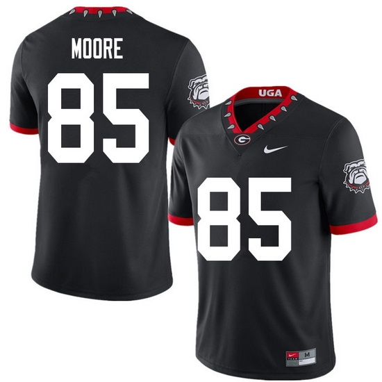 2020 Men #85 Cameron Moore Georgia Bulldogs Mascot 100th Anniversary College Football Jerseys Sale-B 2020 Men #85 Cameron Moore Georgia Bulldogs Mascot 100th Anniversary College Football Jerseys Sale-B
