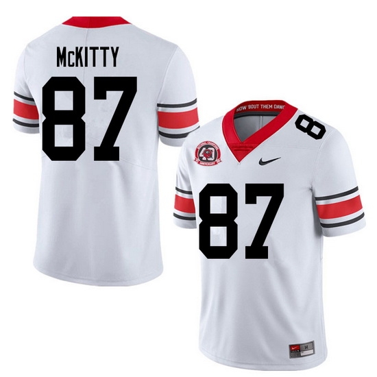 2020 Men #87 Tre McKitty Georgia Bulldogs 1980 National Champions 40th Anniversary College Football 2020 Men #87 Tre McKitty Georgia Bulldogs 1980 National Champions 40th Anniversary College Football