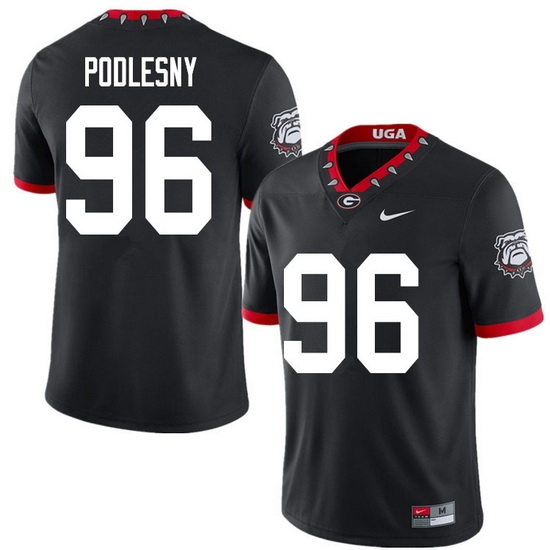 2020 Men #96 Jack Podlesny Georgia Bulldogs Mascot 100th Anniversary College Football Jerseys Sale-B 2020 Men #96 Jack Podlesny Georgia Bulldogs Mascot 100th Anniversary College Football Jerseys Sale-B