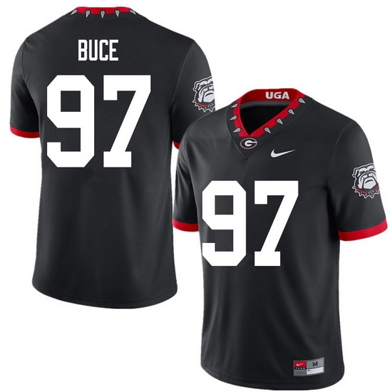 2020 Men #97 Brooks Buce Georgia Bulldogs Mascot 100th Anniversary College Football Jerseys Sale-Bla 2020 Men #97 Brooks Buce Georgia Bulldogs Mascot 100th Anniversary College Football Jerseys Sale-Bla