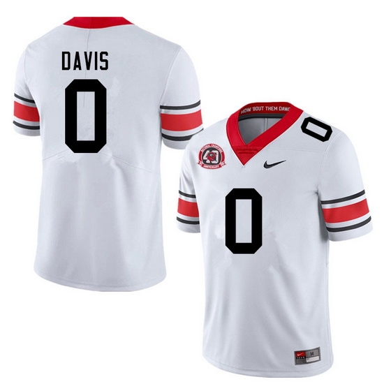 Men #0 Rian Davis Georgia Bulldogs Nationals Champions 40th Anniversary College Football Jerseys Sal Men #0 Rian Davis Georgia Bulldogs Nationals Champions 40th Anniversary College Football Jerseys Sal