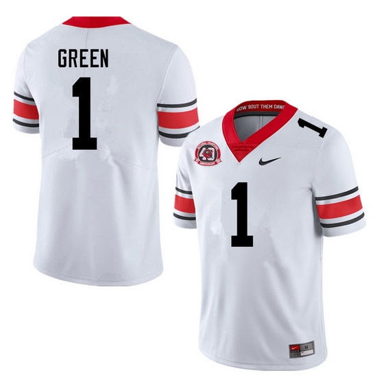 Men #1 Nyland Green Georgia Bulldogs Nationals Champions 40th Anniversary College Football Jerseys S Men #1 Nyland Green Georgia Bulldogs Nationals Champions 40th Anniversary College Football Jerseys S