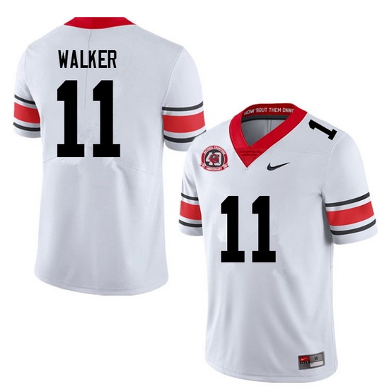 Men #11 Jalon Walker Georgia Bulldogs College Football Jerseys Sale-40th Anniversary Men #11 Jalon Walker Georgia Bulldogs College Football Jerseys Sale-40th Anniversary