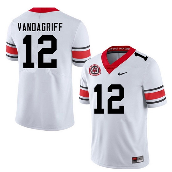 Men #12 Brock Vandagriff Georgia Bulldogs Nationals Champions 40th Anniversary College Football Jers Men #12 Brock Vandagriff Georgia Bulldogs Nationals Champions 40th Anniversary College Football Jers