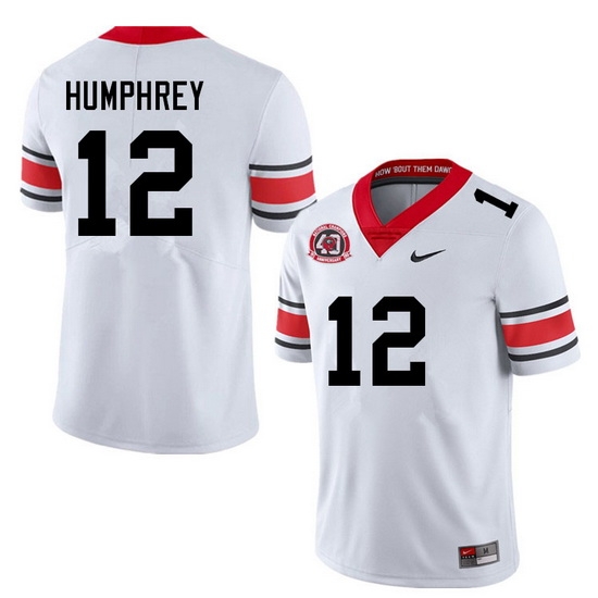 Men #12 Julian Humphrey Georgia Bulldogs College Football Jerseys Sale-40th Anniversary Men #12 Julian Humphrey Georgia Bulldogs College Football Jerseys Sale-40th Anniversary