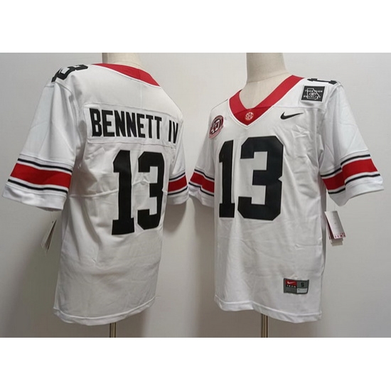Men #13 Stetson BENNETT IV Georgia Bulldogs 1980 National Champions 40th Anniversary College Footb Men #13 Stetson BENNETT IV Georgia Bulldogs 1980 National Champions 40th Anniversary College Footb