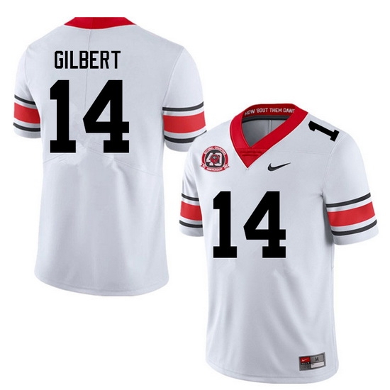 Men #14 Arik Gilbert Georgia Bulldogs College Football Jerseys Sale-40th Anniversary Men #14 Arik Gilbert Georgia Bulldogs College Football Jerseys Sale-40th Anniversary