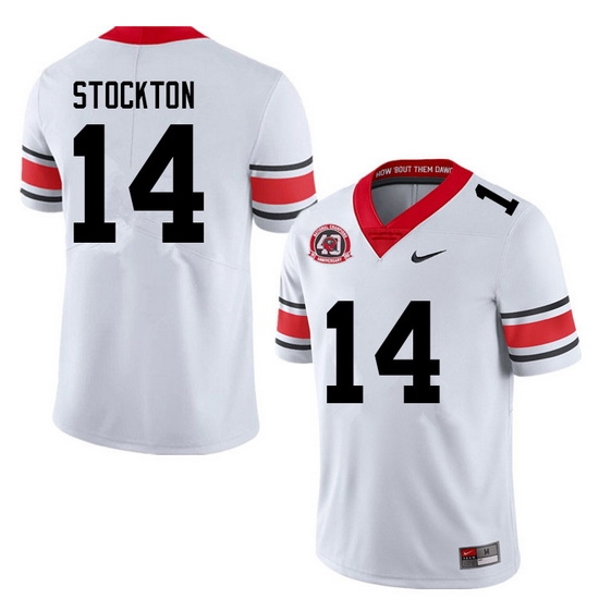 Men #14 Gunner Stockton Georgia Bulldogs College Football Jerseys Sale-40th Anniversary Men #14 Gunner Stockton Georgia Bulldogs College Football Jerseys Sale-40th Anniversary