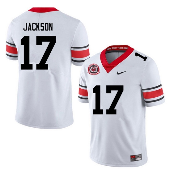 Men #17 Dan Jackson Georgia Bulldogs College Football Jerseys Sale-40th Anniversary Men #17 Dan Jackson Georgia Bulldogs College Football Jerseys Sale-40th Anniversary