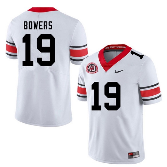 Men #19 Brock Bowers Georgia Bulldogs Nationals Champions 40th Anniversary College Football Jerseys Men #19 Brock Bowers Georgia Bulldogs Nationals Champions 40th Anniversary College Football Jerseys