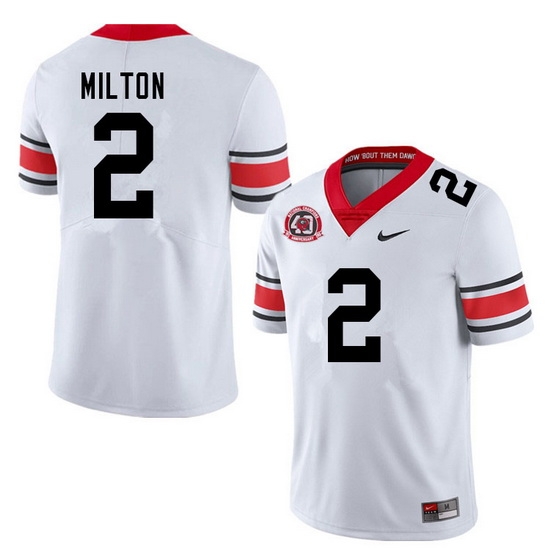 Men #2 Kendall Milton Georgia Bulldogs Nationals Champions 40th Anniversary College Football Jerseys Men #2 Kendall Milton Georgia Bulldogs Nationals Champions 40th Anniversary College Football Jerseys