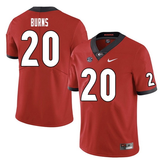 Men #20 Major Burns Georgia Bulldogs College Football Jerseys Sale-Red Men #20 Major Burns Georgia Bulldogs College Football Jerseys Sale-Red