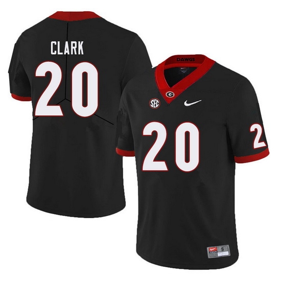 Men #20 Sevaughn Clark Georgia Bulldogs College Football Jerseys Sale-Black Men #20 Sevaughn Clark Georgia Bulldogs College Football Jerseys Sale-Black
