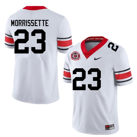 Men #23 De'Nylon Morrissette Georgia Bulldogs College Football Jerseys Sale-40th Anniversary Men #23 De'Nylon Morrissette Georgia Bulldogs College Football Jerseys Sale-40th Anniversary