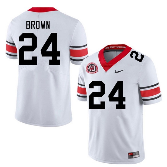 Men #24 Matthew Brown Georgia Bulldogs Nationals Champions 40th Anniversary College Football Jerseys Men #24 Matthew Brown Georgia Bulldogs Nationals Champions 40th Anniversary College Football Jerseys