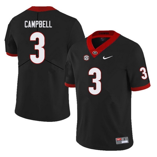 Men #3 Tyson Campbell Georgia Bulldogs College Football Jerseys Sale-Black Men #3 Tyson Campbell Georgia Bulldogs College Football Jerseys Sale-Black