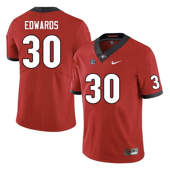 Men #30 Daijun Edwards Georgia Bulldogs College Football Jerseys Sale-Red Anniversary Men #30 Daijun Edwards Georgia Bulldogs College Football Jerseys Sale-Red Anniversary