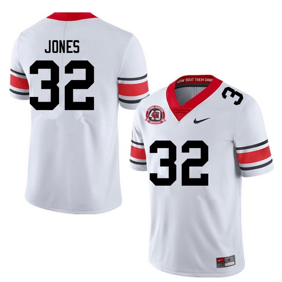 Men #32 Cash Jones Georgia Bulldogs College Football Jerseys Sale-40th Anniversary Men #32 Cash Jones Georgia Bulldogs College Football Jerseys Sale-40th Anniversary