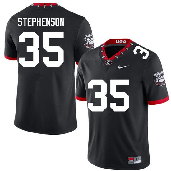 Men #35 Lorenzo Stephenson Georgia Bulldogs College Football Jerseys Sale-100th Anniversary Men #35 Lorenzo Stephenson Georgia Bulldogs College Football Jerseys Sale-100th Anniversary