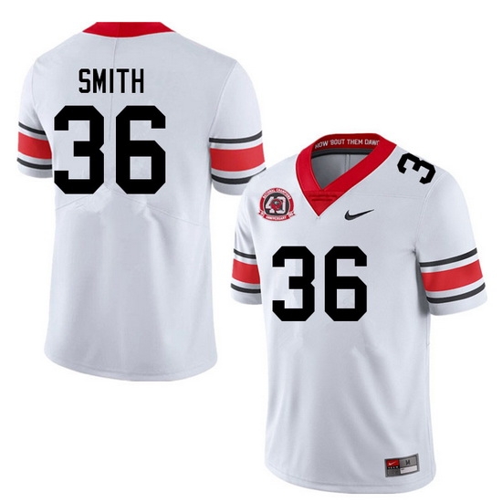 Men #36 Colby Smith Georgia Bulldogs College Football Jerseys Sale-40th Anniversary Men #36 Colby Smith Georgia Bulldogs College Football Jerseys Sale-40th Anniversary