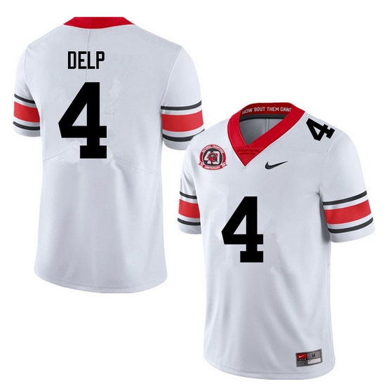 Men #4 Oscar Delp Georgia Bulldogs College Football Jerseys Sale-40th Anniversary Men #4 Oscar Delp Georgia Bulldogs College Football Jerseys Sale-40th Anniversary