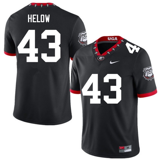 Men #43 Matthew Helow Georgia Bulldogs College Football Jerseys Sale-100th Anniversary Men #43 Matthew Helow Georgia Bulldogs College Football Jerseys Sale-100th Anniversary