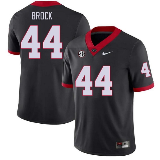 Men #44 Cade Brock Georgia Bulldogs College Football Jerseys Stitched-Black Men #44 Cade Brock Georgia Bulldogs College Football Jerseys Stitched-Black