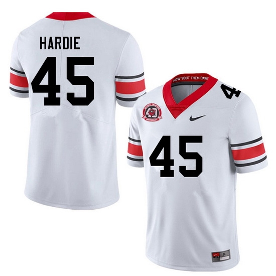 Men #45 Jacob Hardie Georgia Bulldogs College Football Jerseys Sale-40th Anniversary Men #45 Jacob Hardie Georgia Bulldogs College Football Jerseys Sale-40th Anniversary