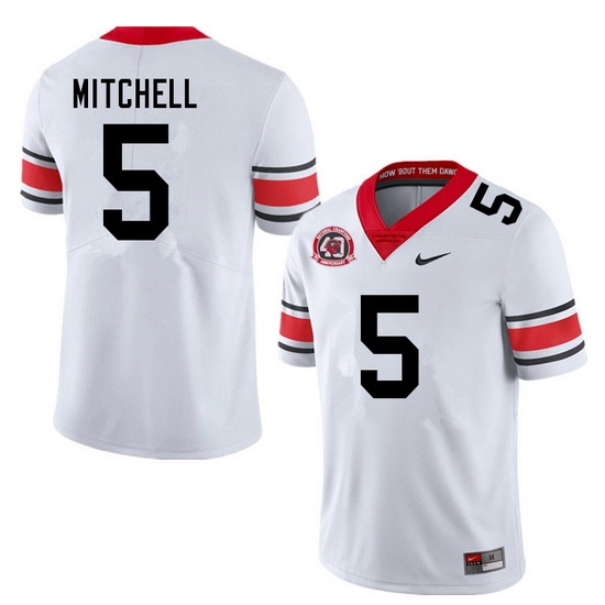 Men #5 Adonai Mitchell Georgia Bulldogs Nationals Champions 40th Anniversary College Football Jersey Men #5 Adonai Mitchell Georgia Bulldogs Nationals Champions 40th Anniversary College Football Jersey